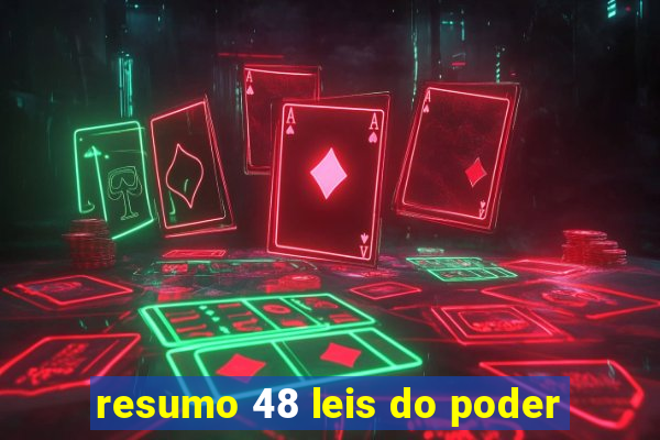 resumo 48 leis do poder